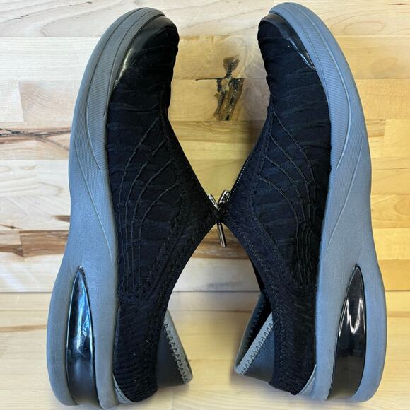 BZees Black Comfort Washable Zipper Top Shoe W9 - Picture 4 of 9